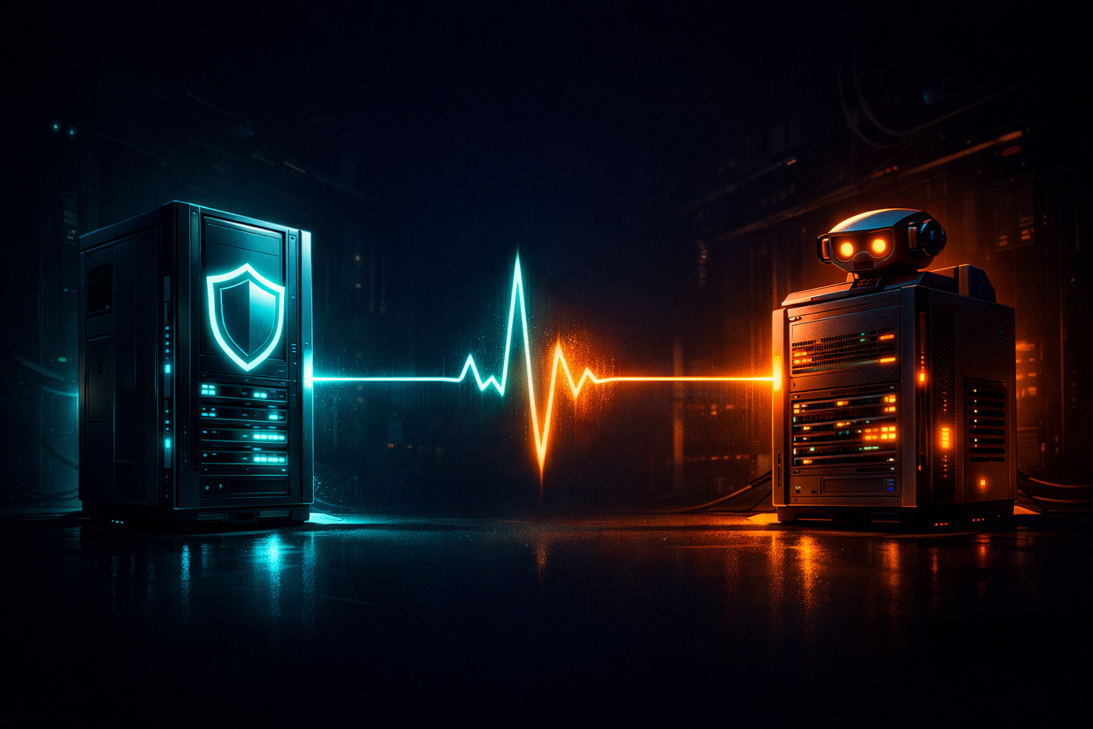 Two VPS servers with heartbeat line between them