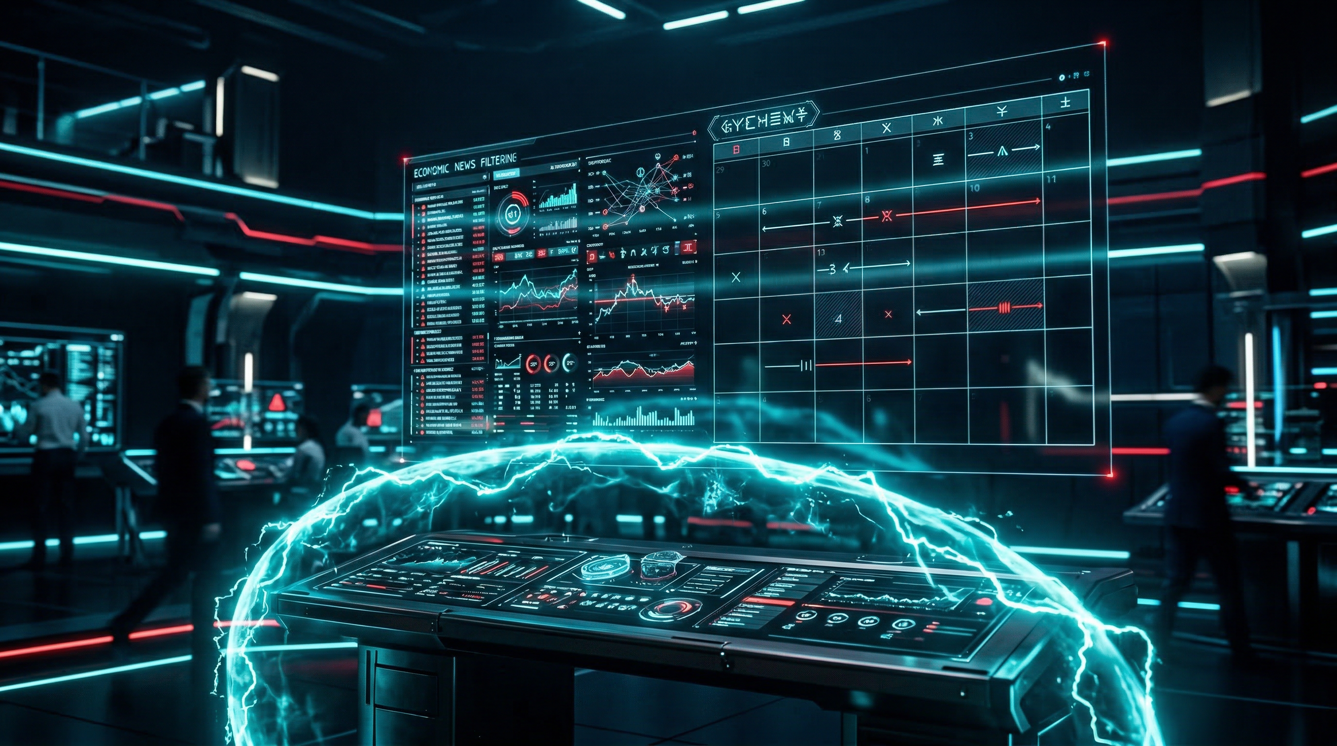 News filter and economic calendar protection system